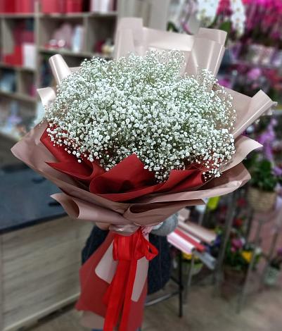 Букет цветов из: Гипсофила в Калья