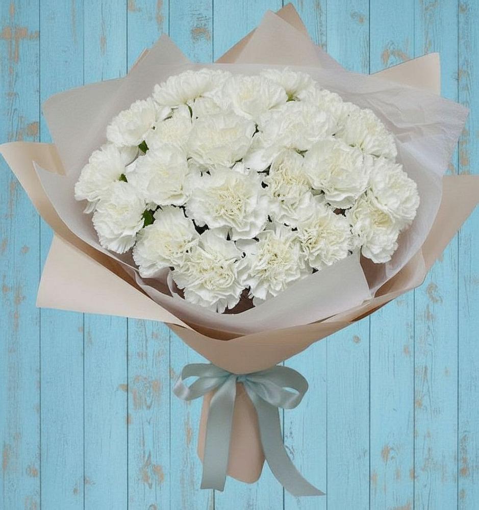 Букет цветов из: Гвоздики в Калья