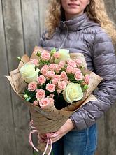 Букет цветов из:  Розы в Калья