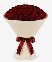 Букет 101 Бордовая роза Блэк Бакарра #REPLACE_PRED# Калья