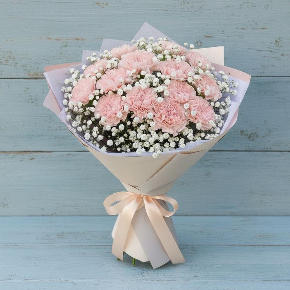 Букет цветов из: Гвоздики в Калья