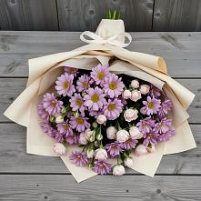 Букет цветов из:  Розы и Хризантемы в Калья
