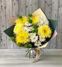 Букет цветов из:  Хризантемы #REPLACE_PRED# Калья