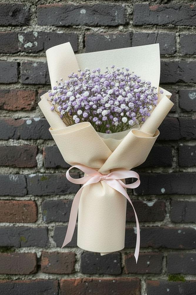 Букет цветов из: Гипсофила в Калья