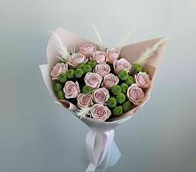 Букет цветов из:  Розы и Хризантемы в Калья