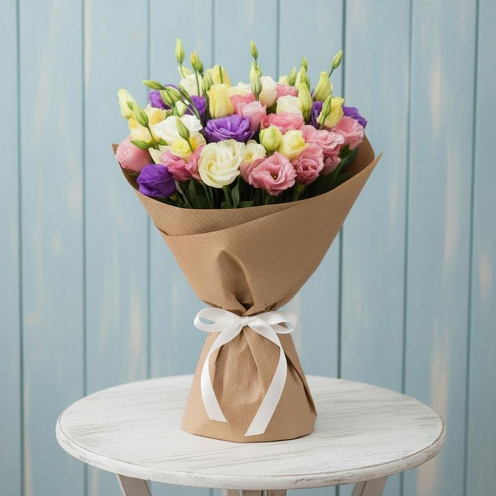 Букет цветов из: Лизиантусы в Калья