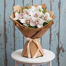 Букет цветов из:  Орхидеи и Розы #REPLACE_PRED# Калья